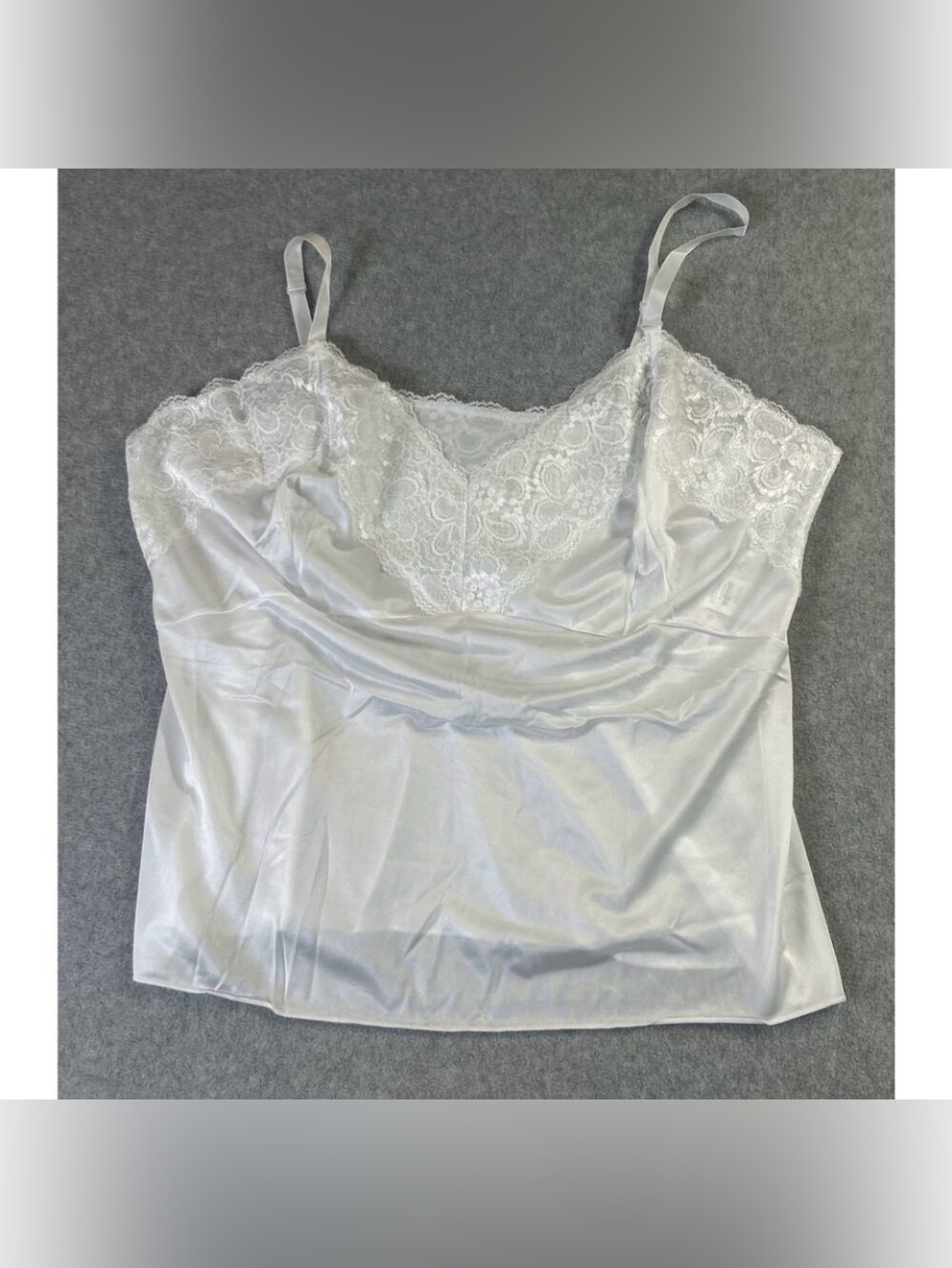 Dixie Belle Adjustable Strap Camisole 4511 White Size 40 Style 17351 100% Nylon